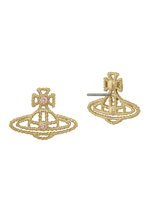 Coretta Earrings - Gold/Champagne - 62010372-02R229