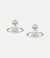 Reina Large Earrings - Silver - 62010376-02P102