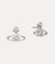 Reina Large Earrings - Silver - 62010376-02P102
