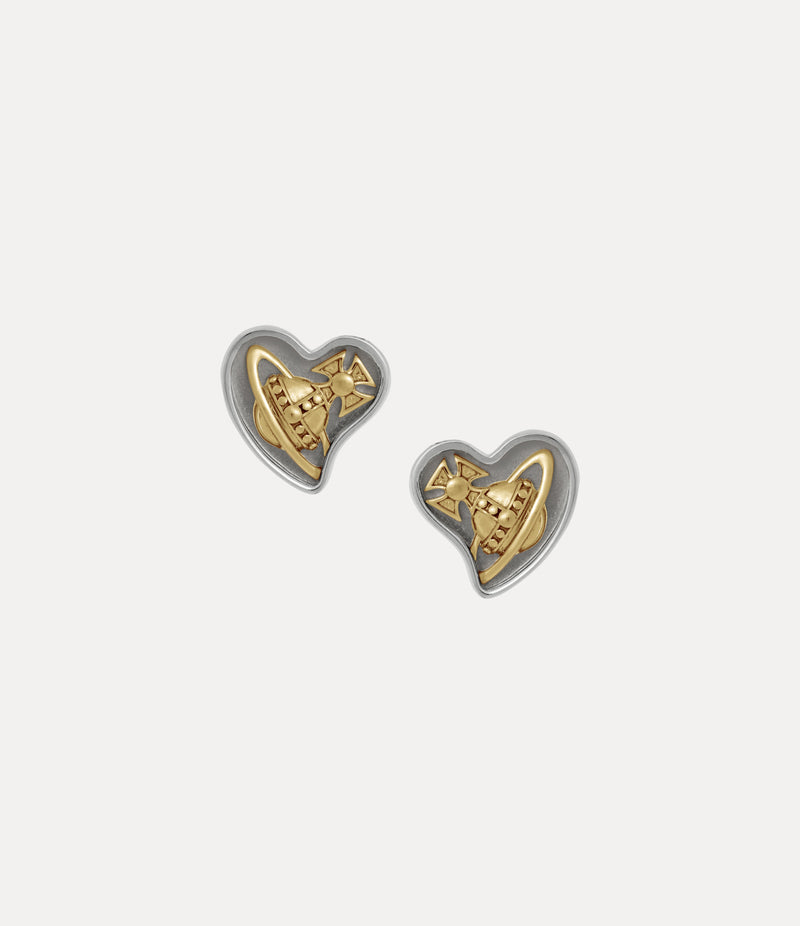 Faye Earrings - Silver/Gold - 6201038D-01P005