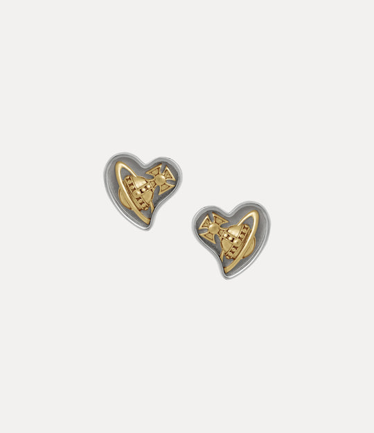 Faye Earrings - Silver/Gold - 6201038D-01P005