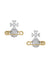 Hectorina Earrings - Silver/Gold - 6201038R-02P133