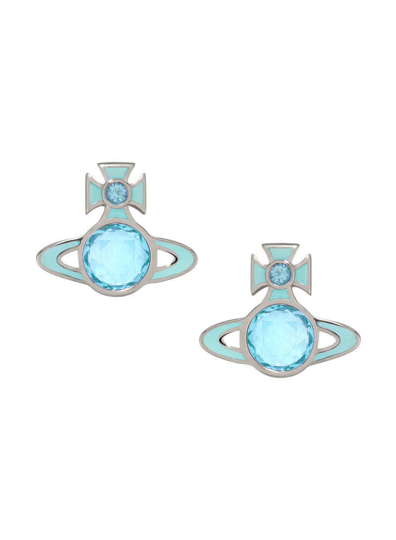 Beatrix Earrings - Silver/Turquoise
