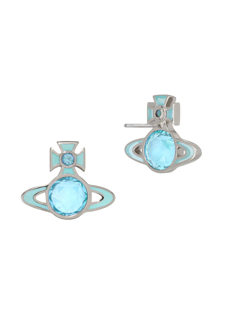 Beatrix Earrings - Silver/Turquoise