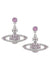 Mini Bas Relief Drop Earrings - Silver