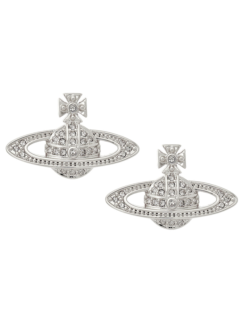 Mini Bas Relief Earrings - Silver - 62020033-02P116-CN