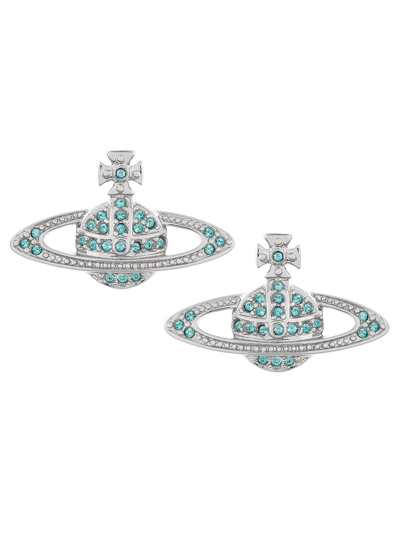 Mini Bas Relief Earrings - Silver