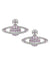 Mini Bas Relief Earrings - Silver/Iris - 62020033-02P551