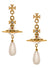 Pearl Drop Earrings - Gold - 62020034-02R118-CN