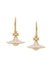 Simonetta Earrings - Gold/Lavender - 62020115-02R769