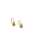Donna Bas Relief Drop Earrings - Gold