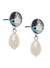 Loelia Drop Earrings - Silver/Black - 62020143-02P145-IM