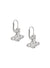 Lucy Drop Earrings - Silver - 6202014W-01P019-FJ