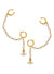 Samara Earrings - Gold - 62020157-02R107-FJ