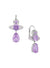 Ismene Drop Earrings - Silver/Lavender - 6202015N-02P782