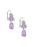 Ismene Drop Earrings - Silver/Lavender - 6202015N-02P782