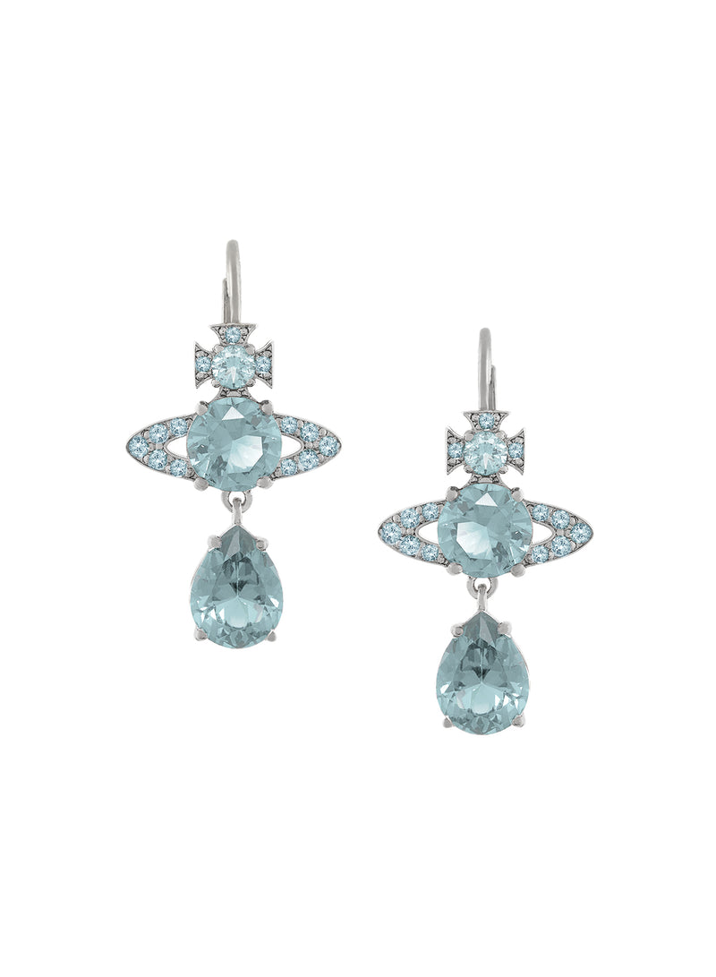 Ismene Drop Earrings - Silver/Light Blue - 6202015N-02P426