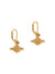 Mayfair Small Orb Earrings - Gold/Crystal - 6202015Z-02R115