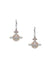 Mayfair Small Orb Earrings - Silver/Pink - 6202015Z-02W205