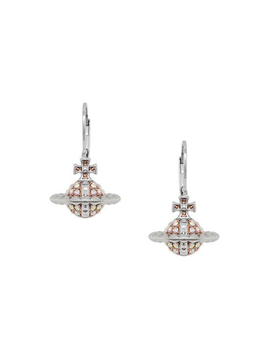 Mayfair Small Orb Earrings - Silver/Pink - 6202015Z-02W205