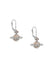 Mayfair Small Orb Earrings - Silver/Pink - 6202015Z-02W205