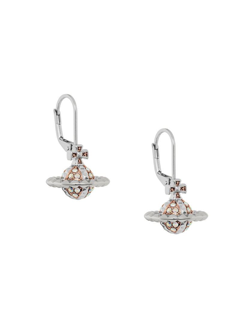 Mayfair Small Orb Earrings - Silver/Pink - 6202015Z-02W205