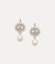 Amaya Drop Earrings - Silver - 62020162-02P103