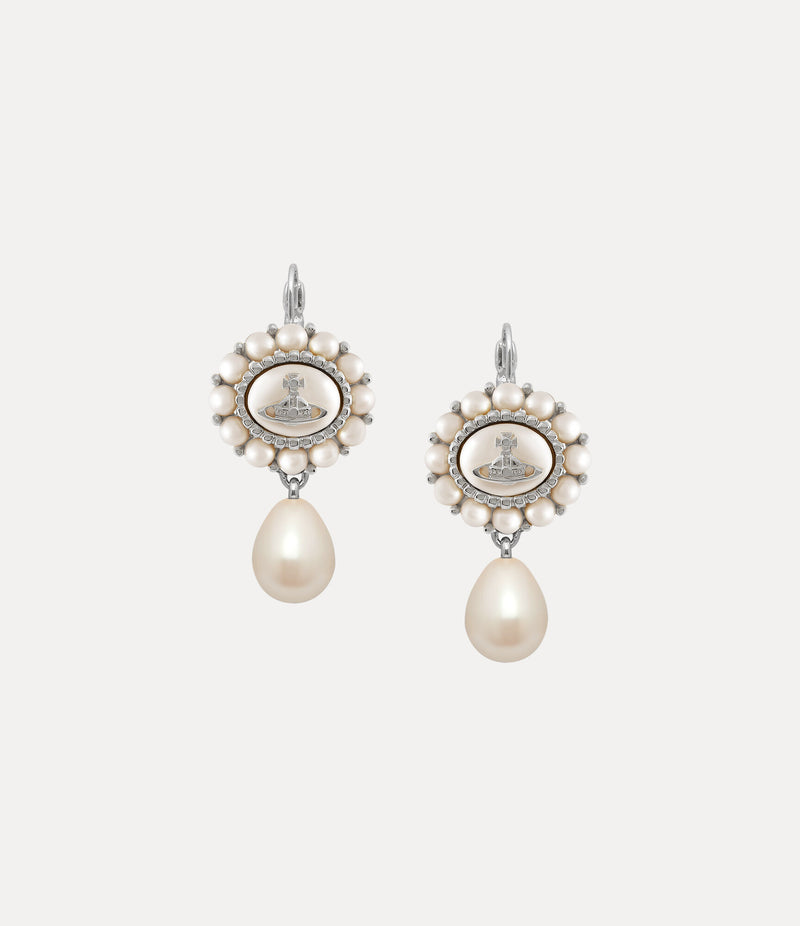 Amaya Drop Earrings - Silver - 62020162-02P103