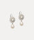 Amaya Drop Earrings - Silver - 62020162-02P103