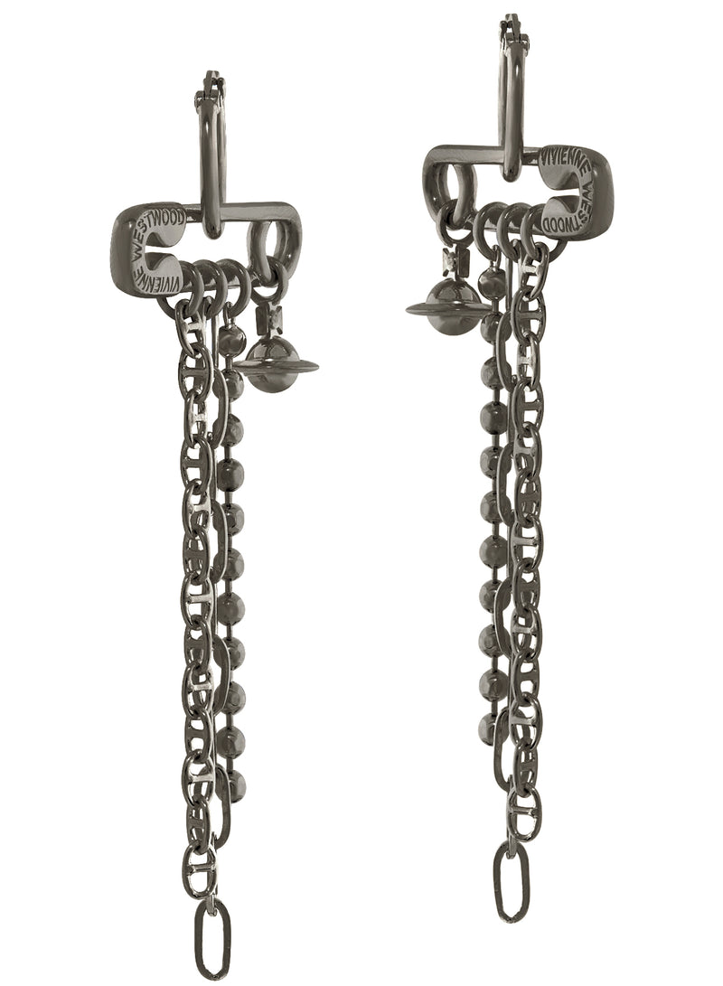 Ginetta Earrings - Ruthenium - 6202017A-02S001