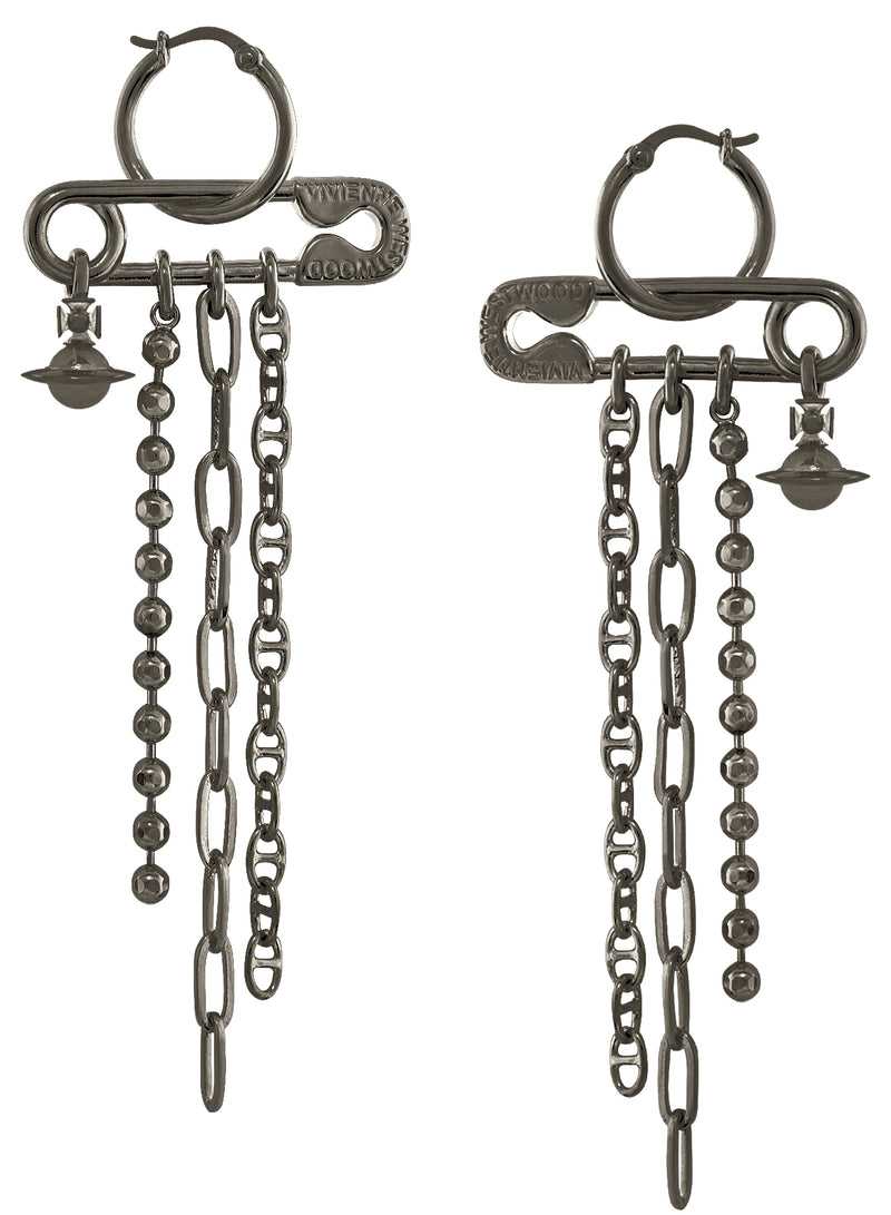 Ginetta Earrings - Ruthenium - 6202017A-02S001