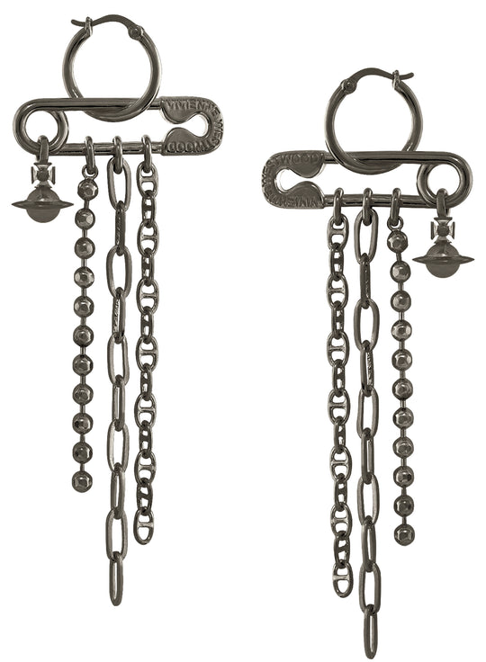 Ginetta Earrings - Ruthenium - 6202017A-02S001