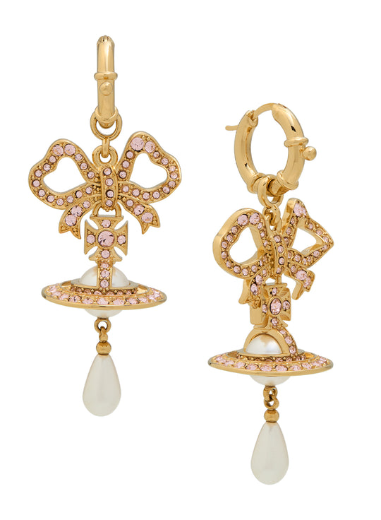 Rigoberta Pearl Earrings - Gold/Vintage Rose - 6202017H-02R968