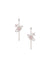 Olympia CZ Hoop Earrings - Silver