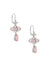 Olympia CZ Drop Earrings - Silver