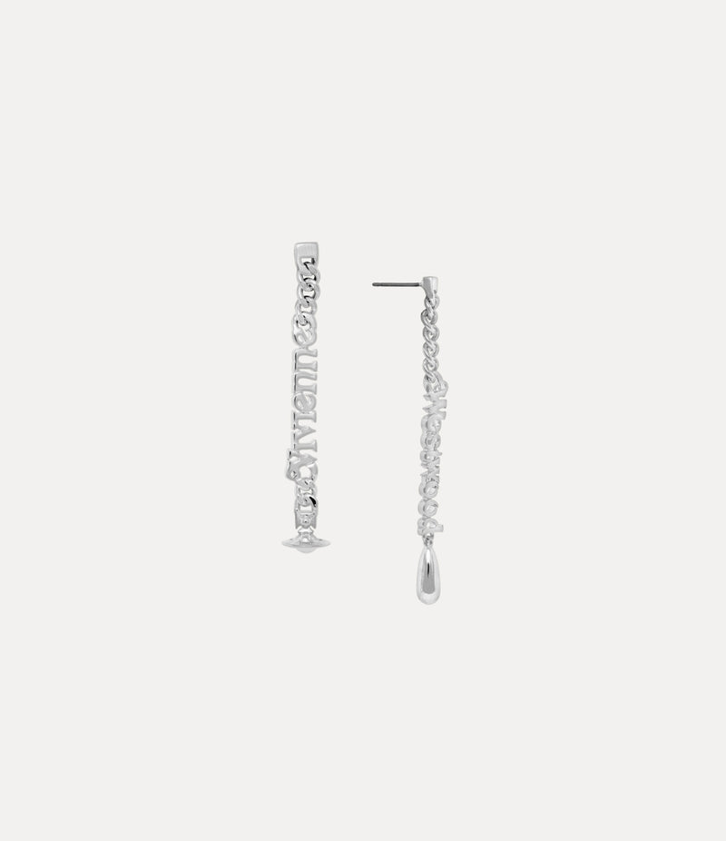 Millicent Drop Earrings - Silver -  62020183-02P019