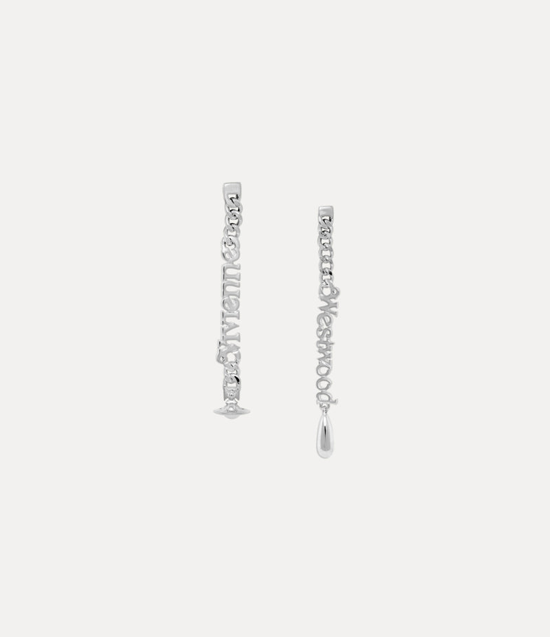 Millicent Drop Earrings - Silver -  62020183-02P019