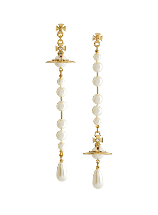 Broken Pearl Earrings - Gold - 62030002-02R118-CN