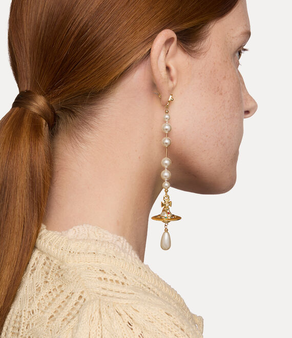 Broken Pearl Earrings - Gold - 62030002-02R118-CN – Sarah Layton