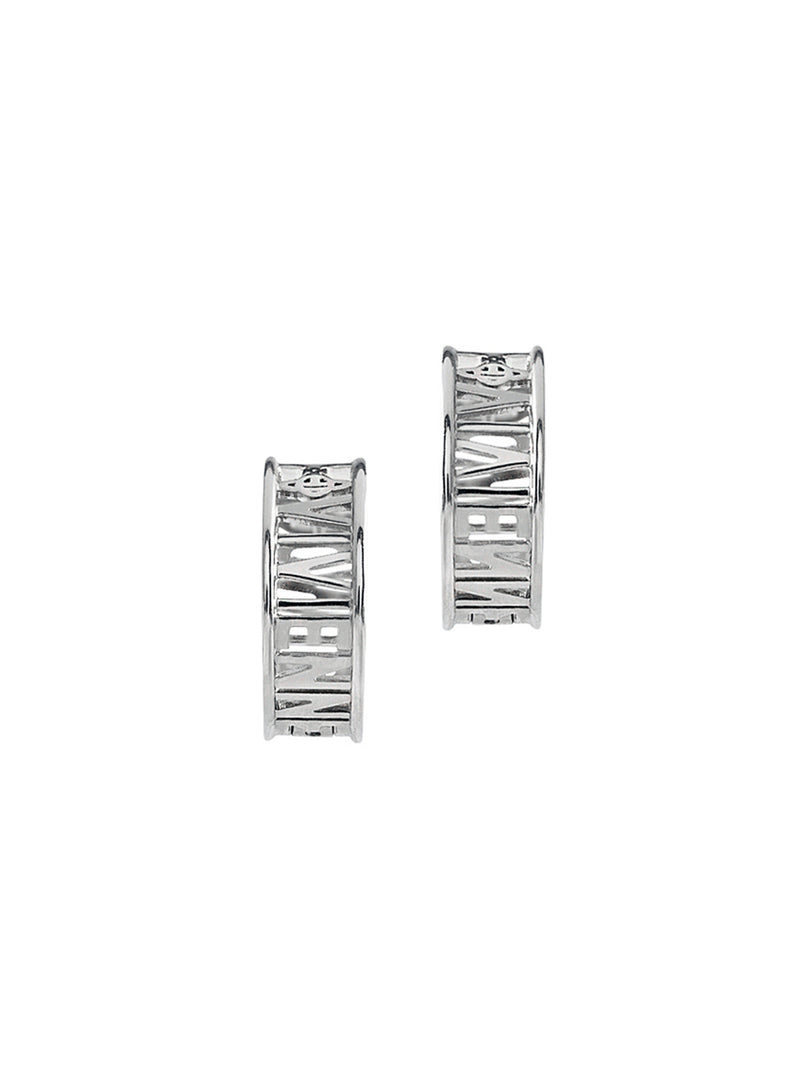 Westminster Hoop Earrings - Silver - 62030046-02P019-SM