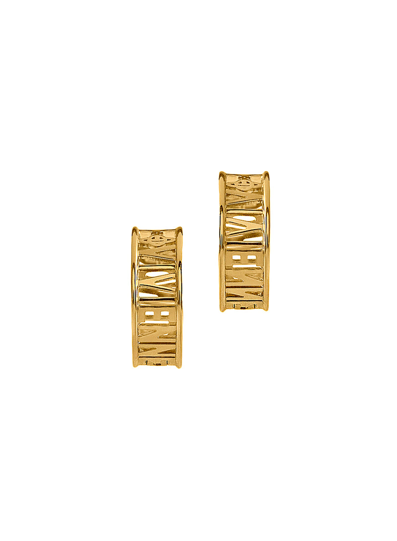 Westminster Hoop Earrings - Gold - 62030046-R001-SM