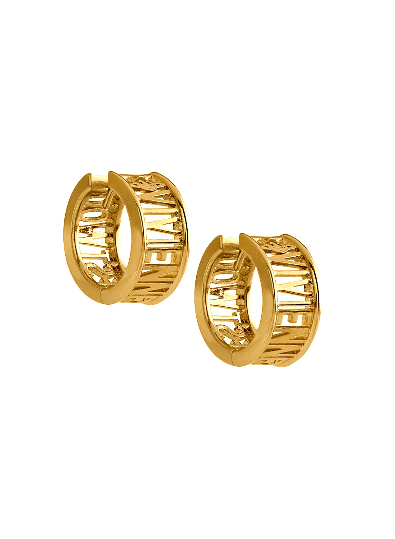 Westminster Hoop Earrings - Gold - 62030046-R001-SM