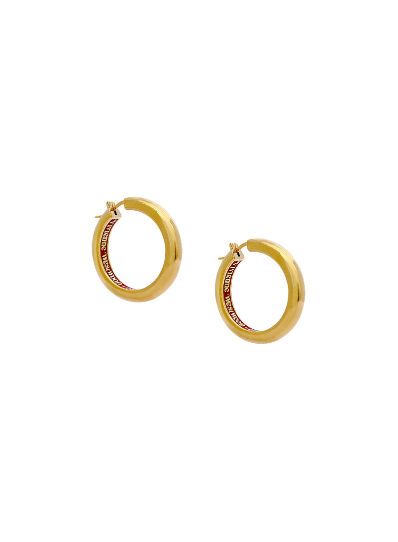 Joycelyn Small Earrings - Gold/Red - 6203007M-02R484-IM
