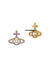 Olympia Pearl Earrings - Gold
