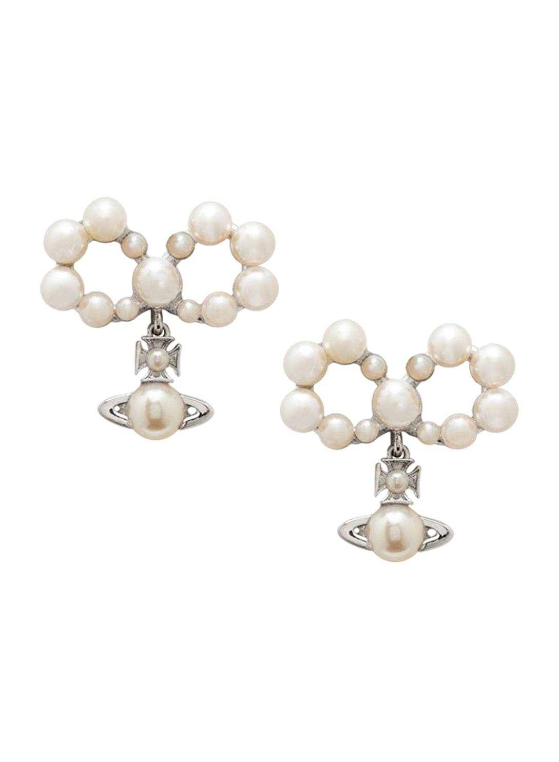 Viviana Earrings - Silver - 62030086-02P103-IM – Sarah Layton