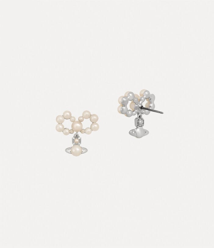 Viviana Earrings - Silver - 62030086-02P103-IM – Sarah Layton