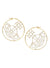 Eloisa Hoop Earrings - Gold - 6203008R-02R102