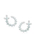Lydia Earrings - Silver/Aquamarine - 6203009A-02P775