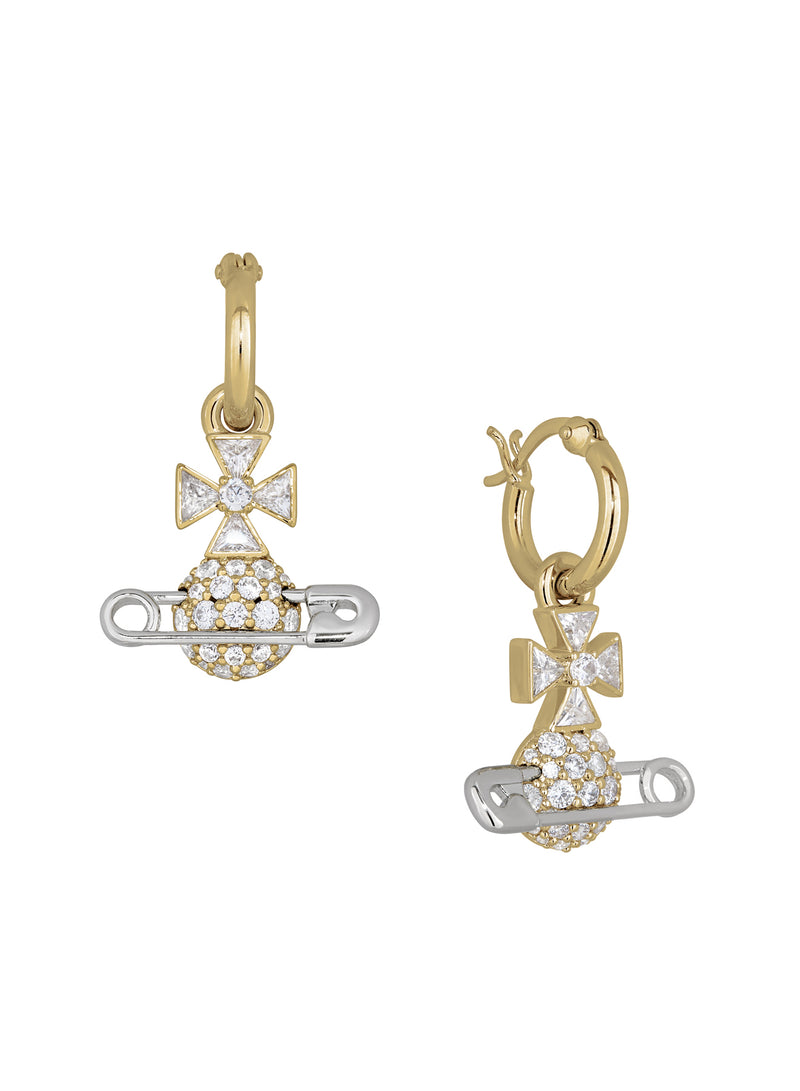 Hectorina Hoop Earrings - Gold/Silver - 6203009B-02R739