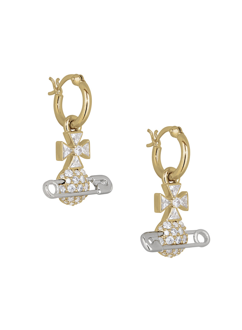 Hectorina Hoop Earrings - Gold/Silver - 6203009B-02R739